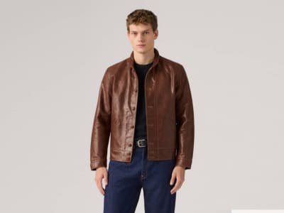 Levi's Reissues Albert Einstein's Iconic Menlo Cossack Leather Jacket