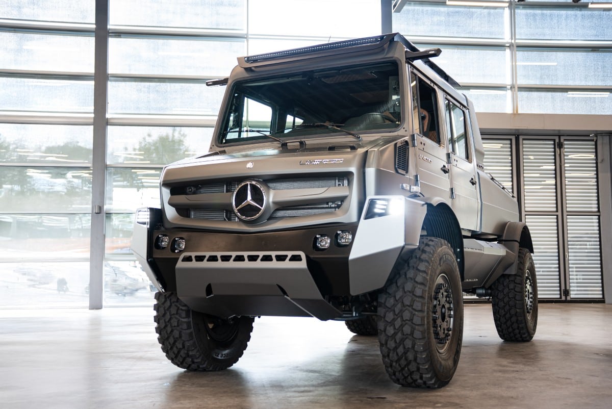 Mercedes benz special trucks präsentiert luxuriösesten unimog aller zeiten mercedes benz special trucks unveils the most luxurious unimog ever