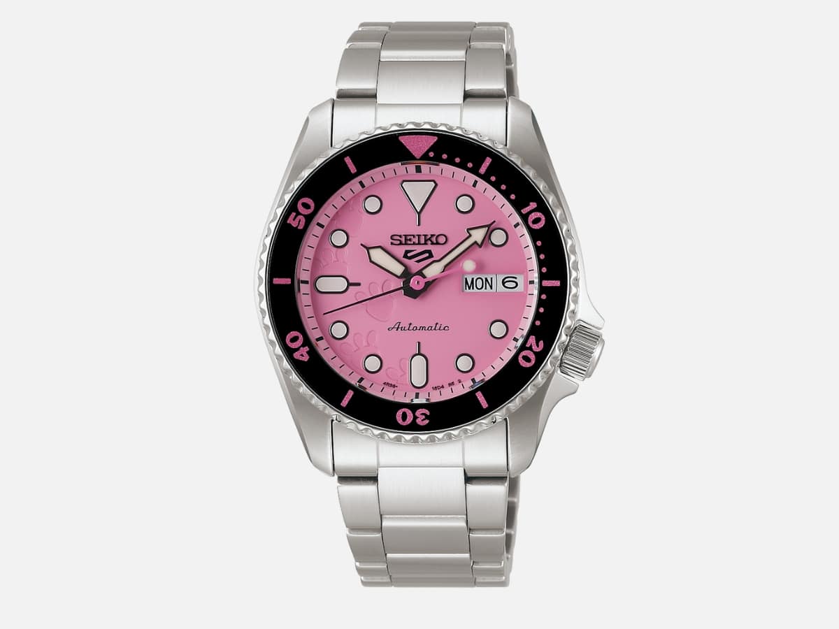 Seiko 5 sports srpm07k pink panther limited edition 4