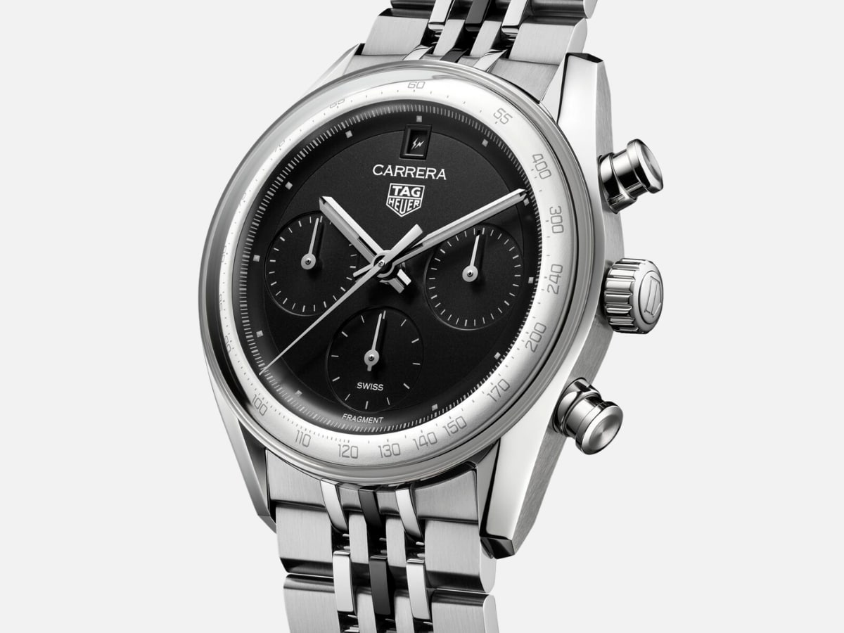 Tag heuer carrera chronograph x fragment limited edition 2
