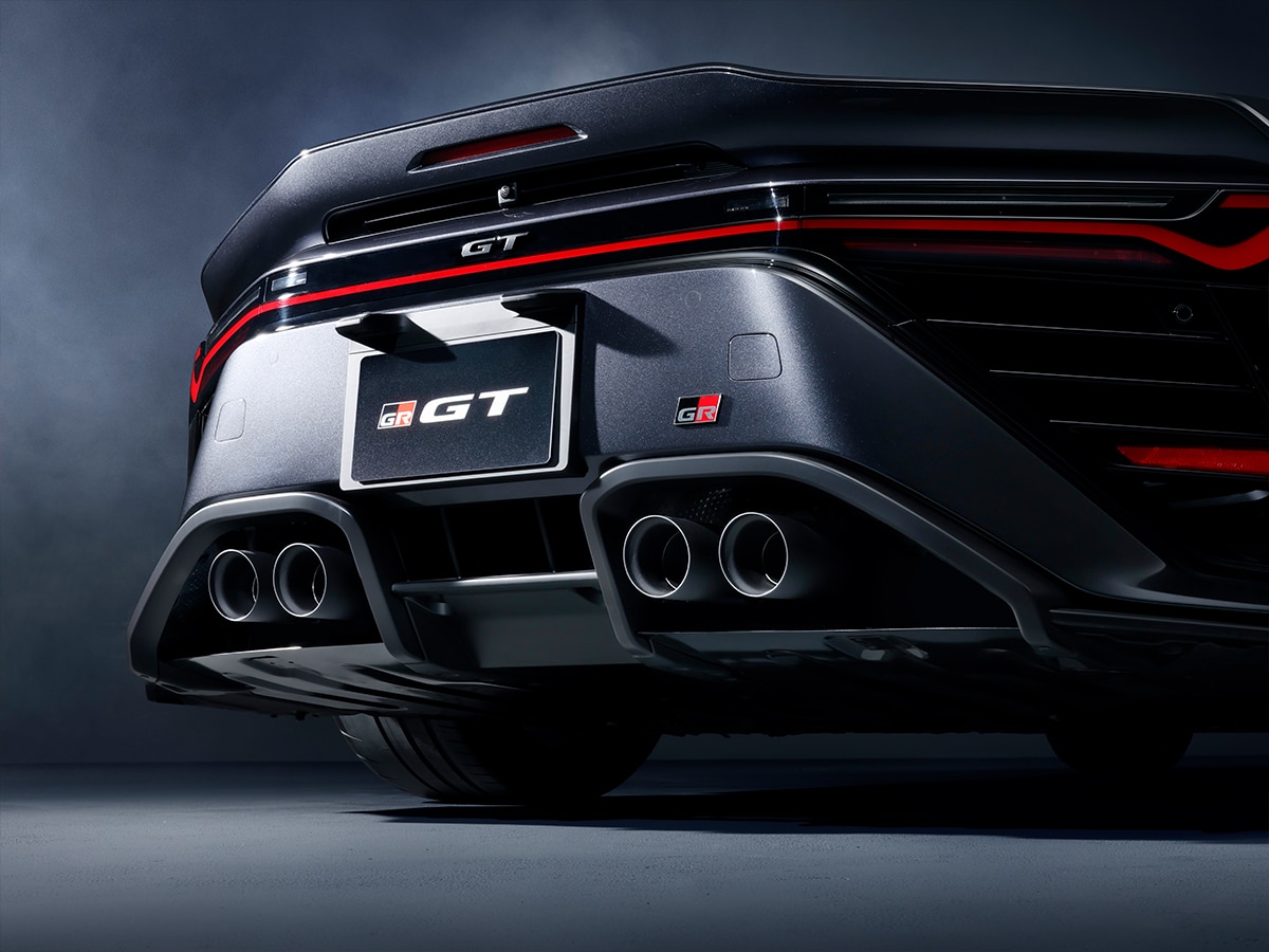 Toyota gr gt rear exhaust