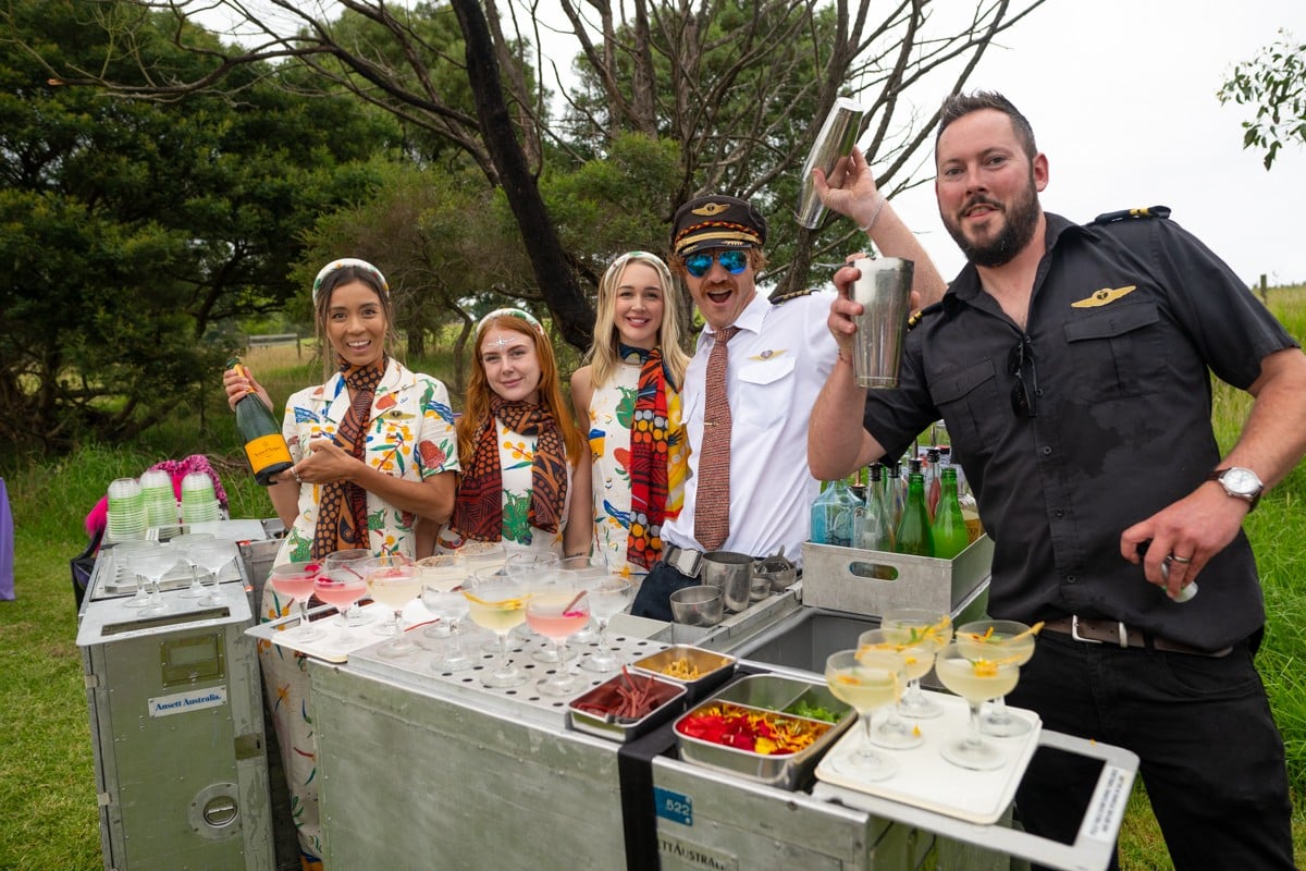 Trolley’d outdoor events where style meets spirited service