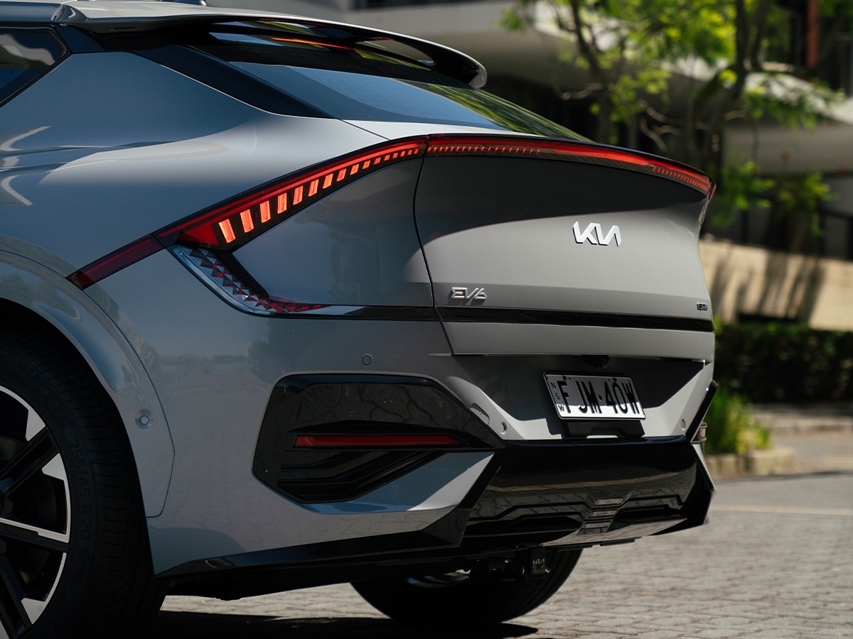 2026 kia ev6 gt rear end close up