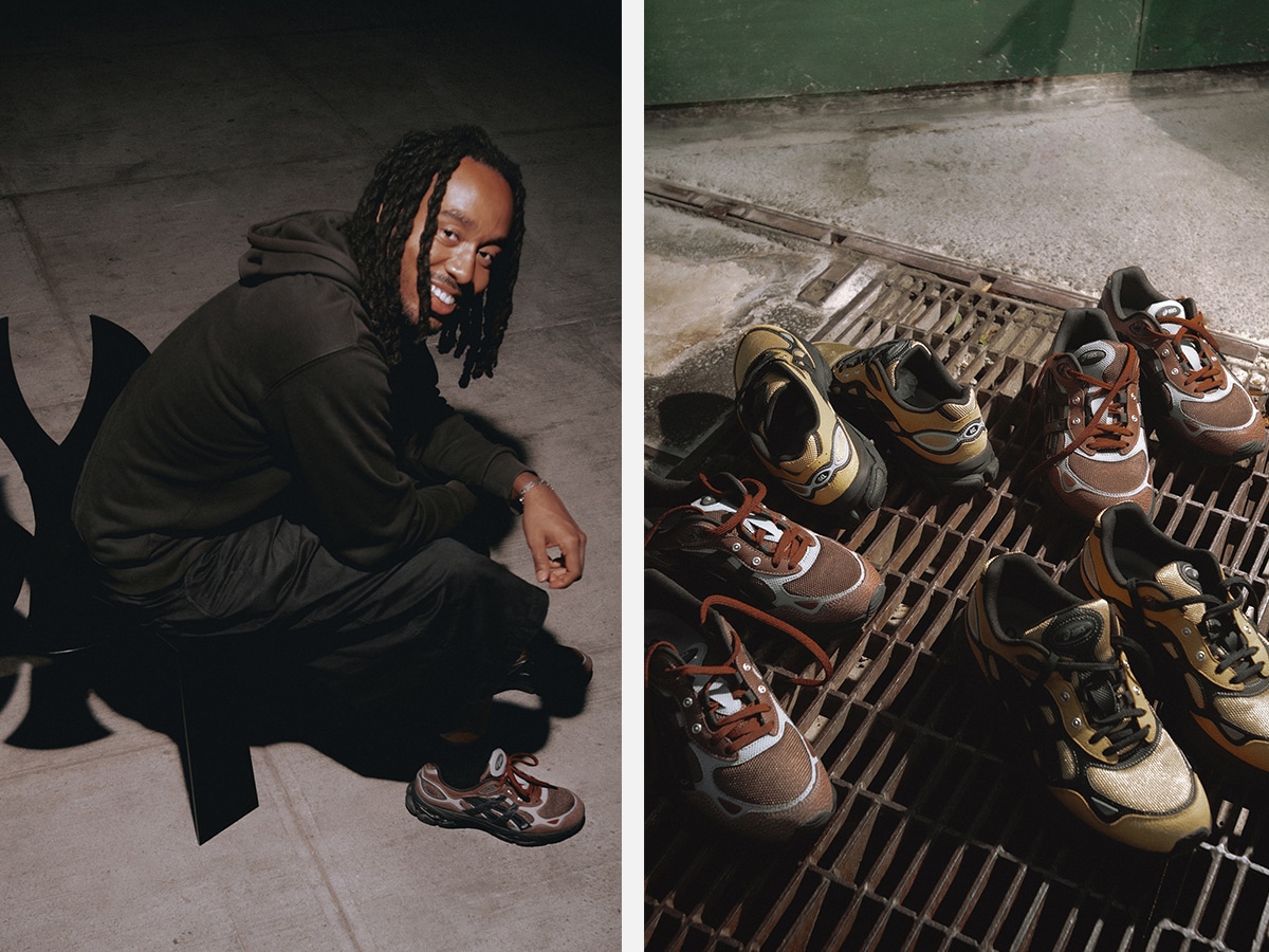 Asics sportstyle x hsdt introduce the gel nyc™ 2 0 sshs on foot brown