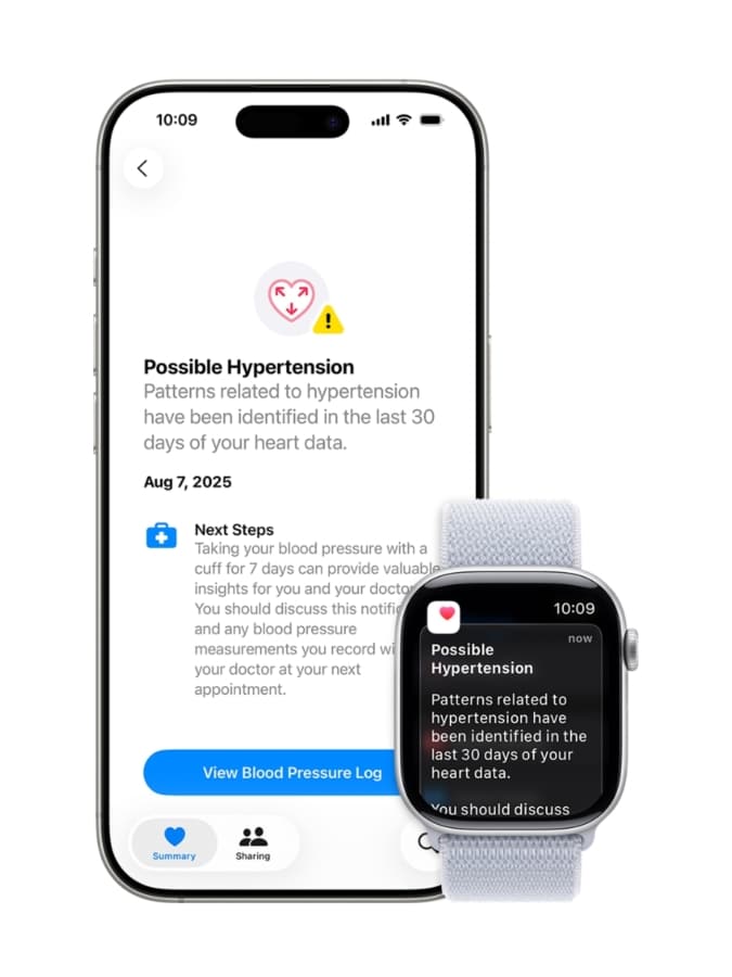 Apple watch hypertension notifications