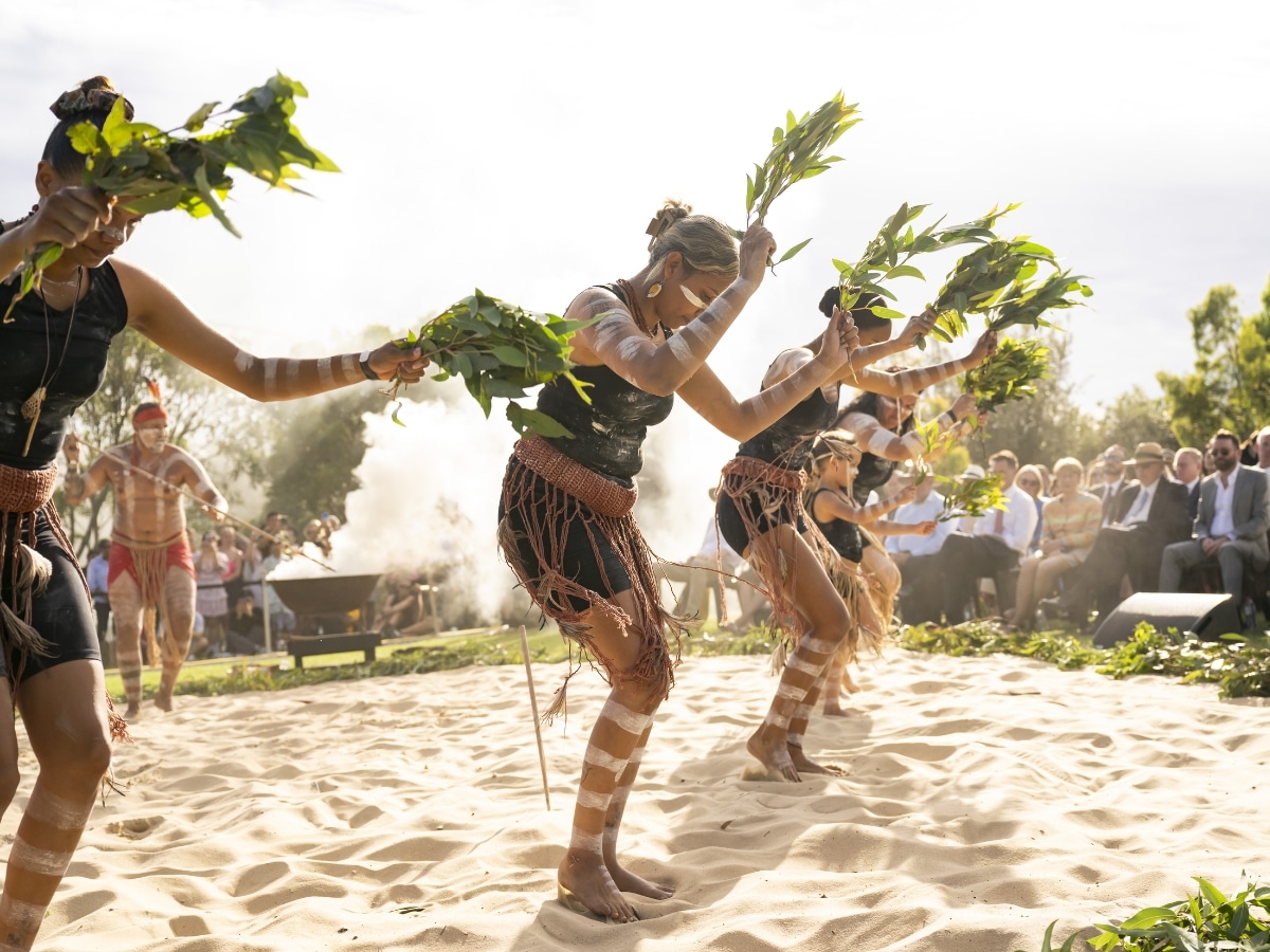 Aus day smoking ceremony