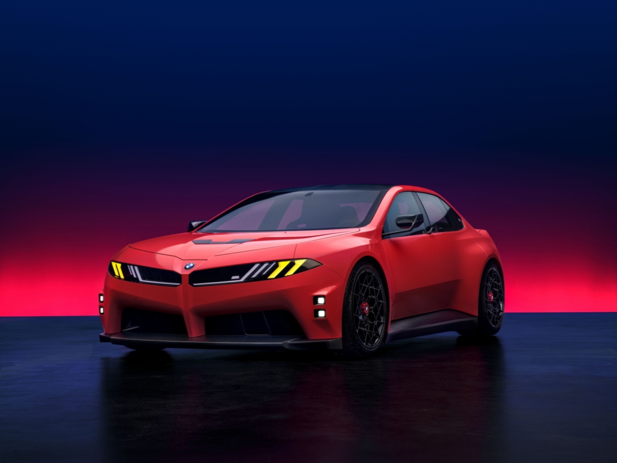 Bmw m concept neue klasse front three quarter