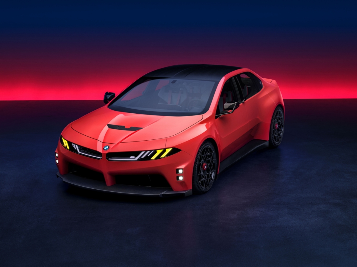Bmw m concept neue klasse front three quarter 2
