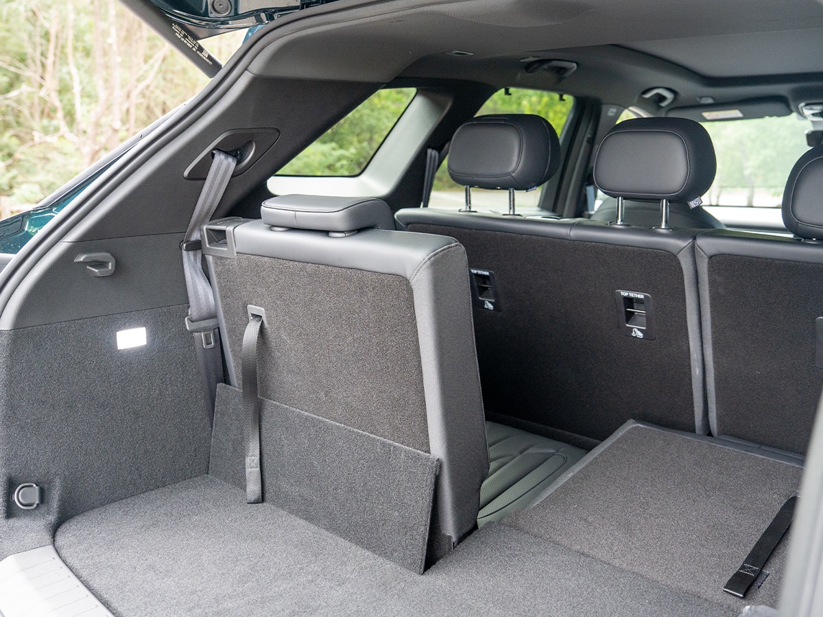 Chery tiggo 9 super hybrid interior boot with seat up