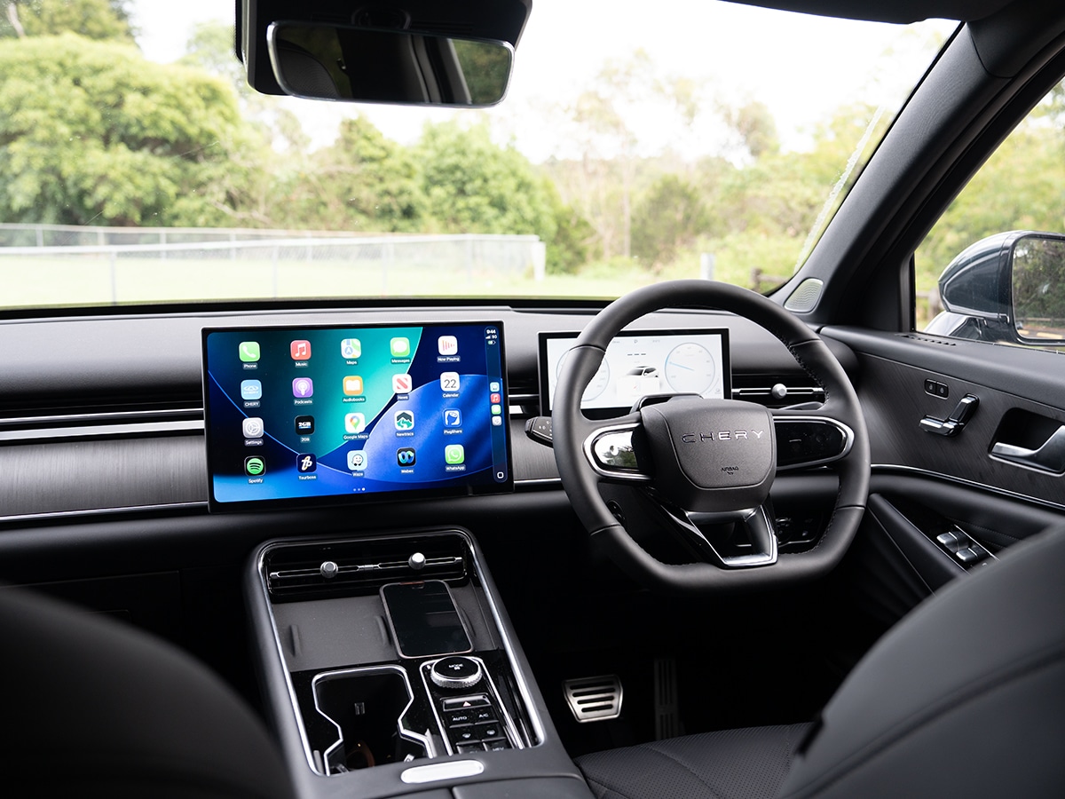 Chery tiggo 9 super hybrid interior steering wheel