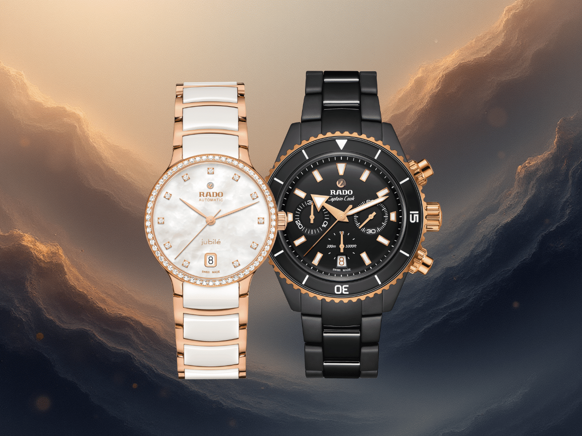 Centrix Automatic Diamonds & Captain Cook High-Tech Ceramic Chronograph | Image: Rado