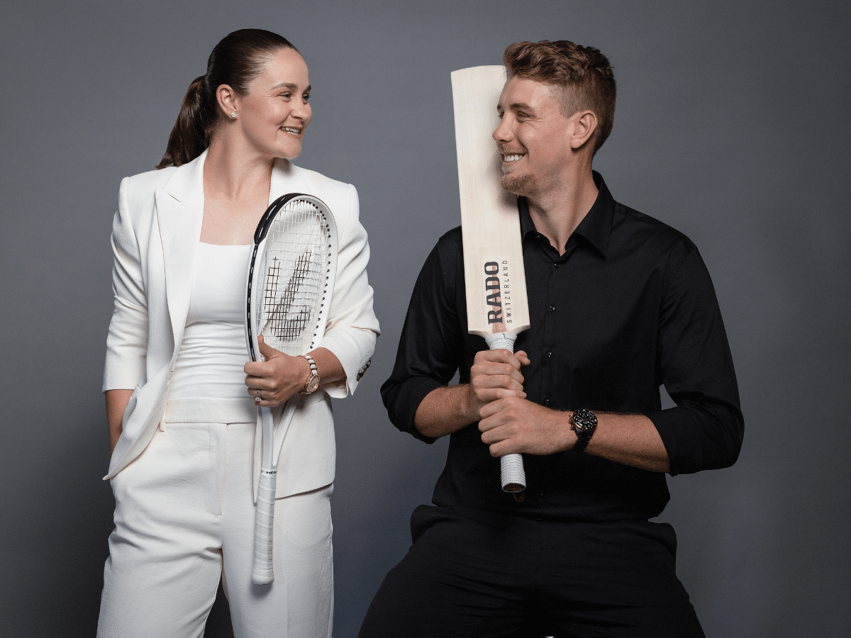 Ash Barty and Cam Green | Image: Rado