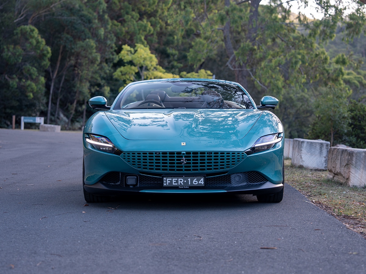 Ferrari roma spider front