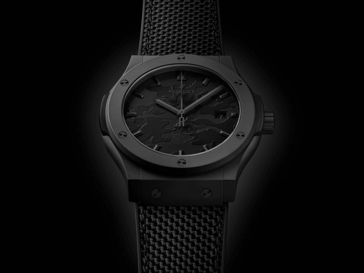 Hublot classic fusion yohji yamamoto all black camo