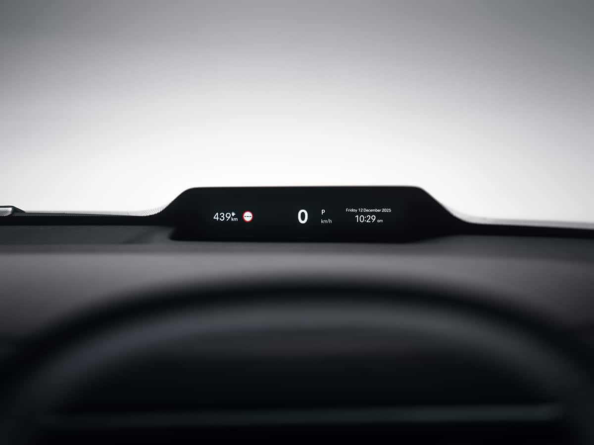 Hyundai elexio ev suv head up display