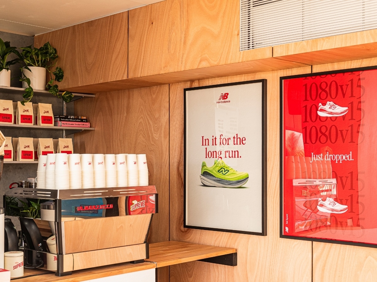 Supreme Coffee - New Balance Fed Square Pop Up