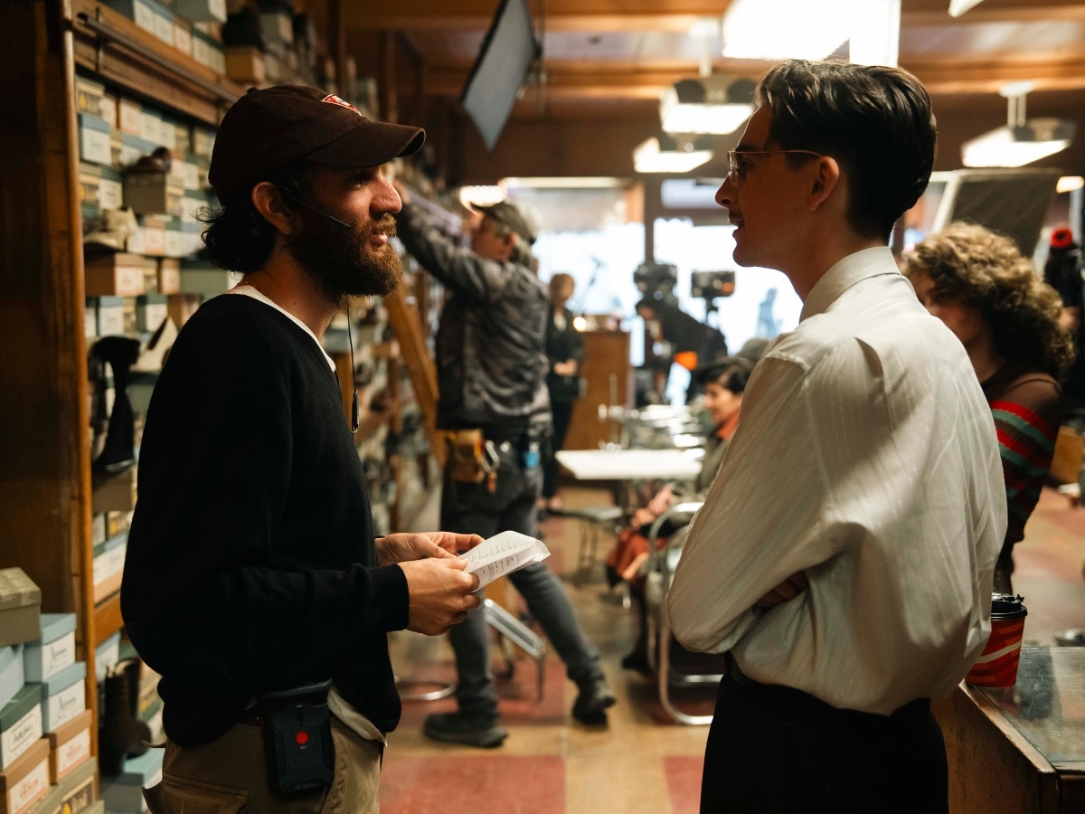 Timothée Chalamet and Josh Safdie