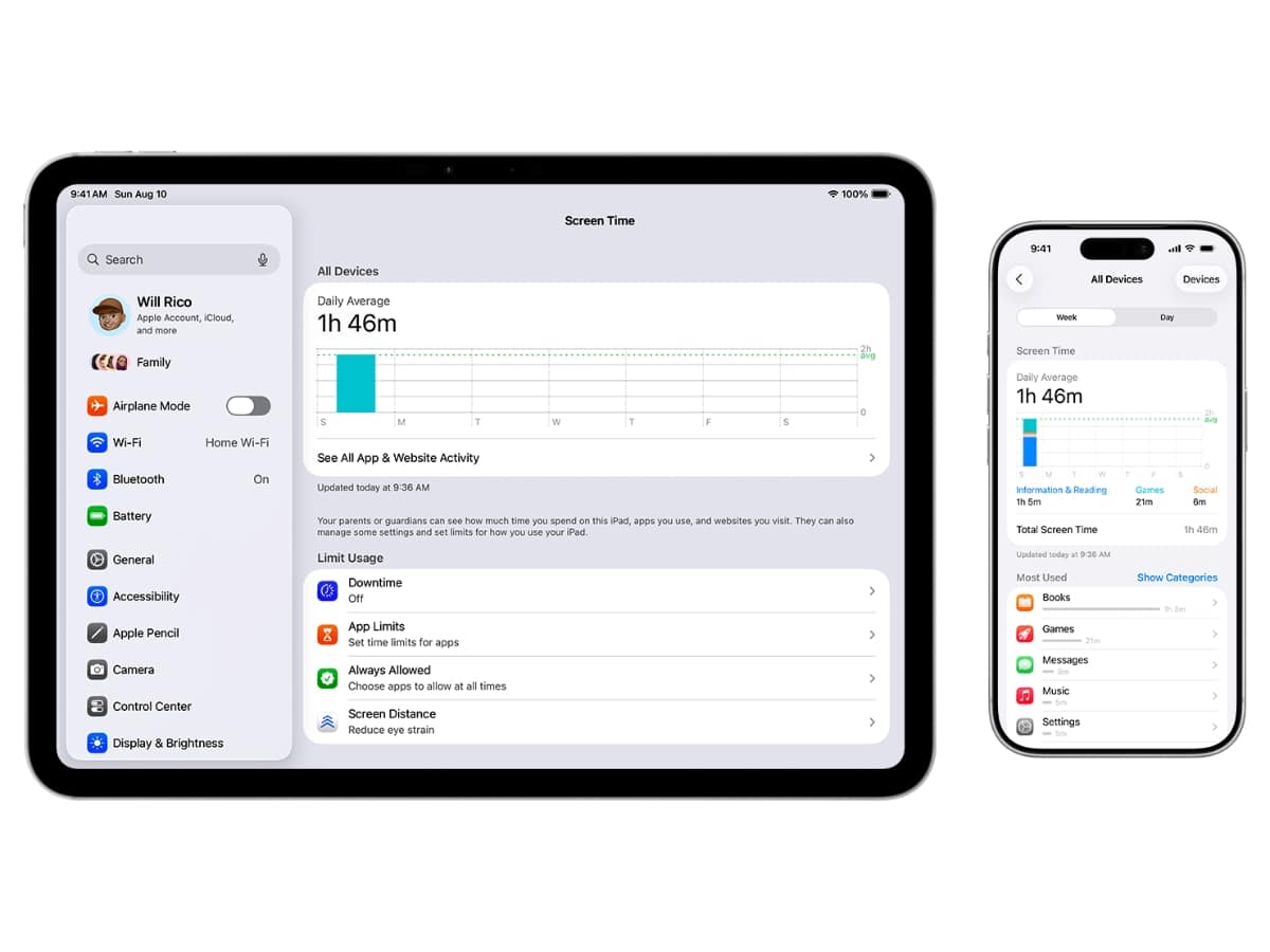 Apple screen time