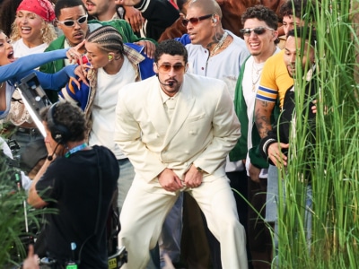 Bad Bunny's Audemars Piguet Royal Oak Stuns in Malachite at Super Bowl LX