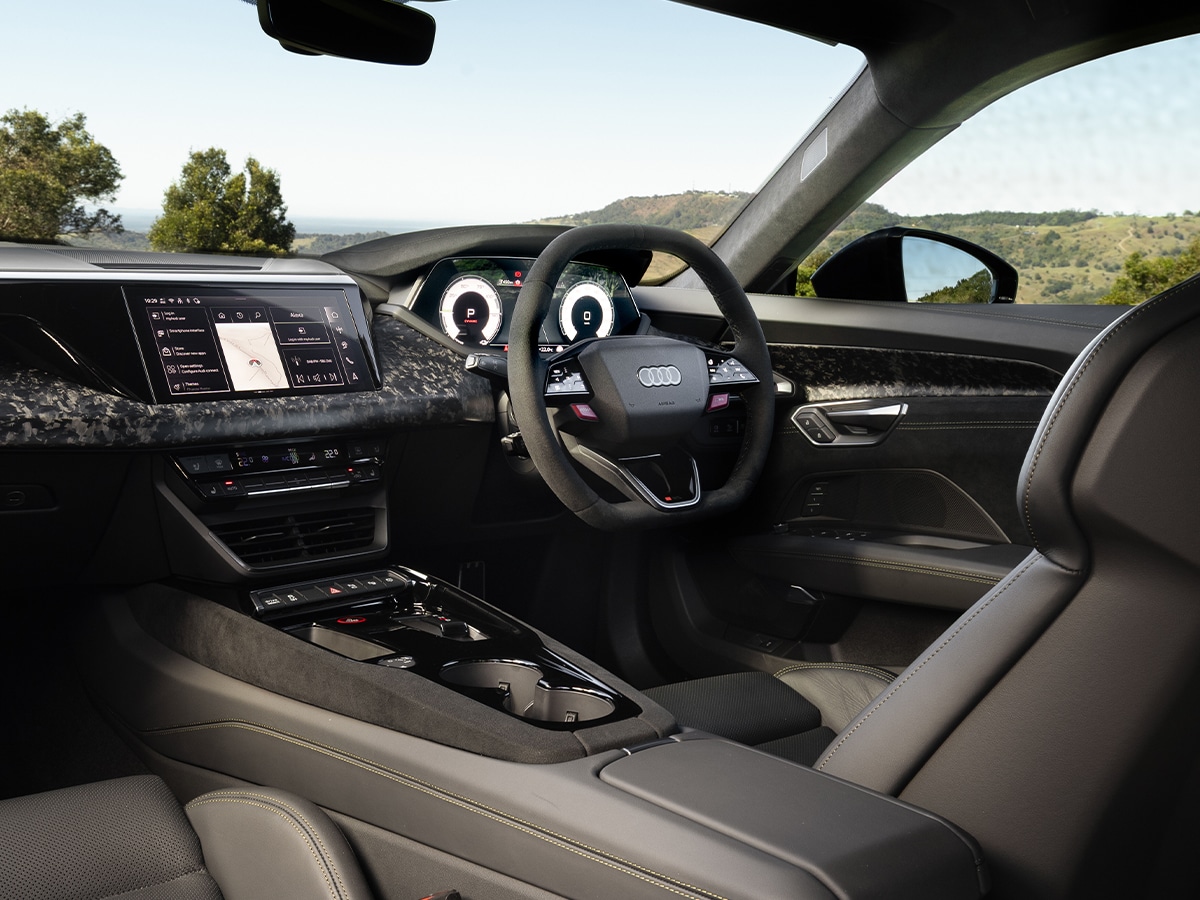 Audi rs e tron gt performance interior