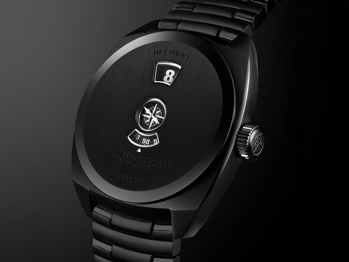 Bremont terra nova jumping hour in black