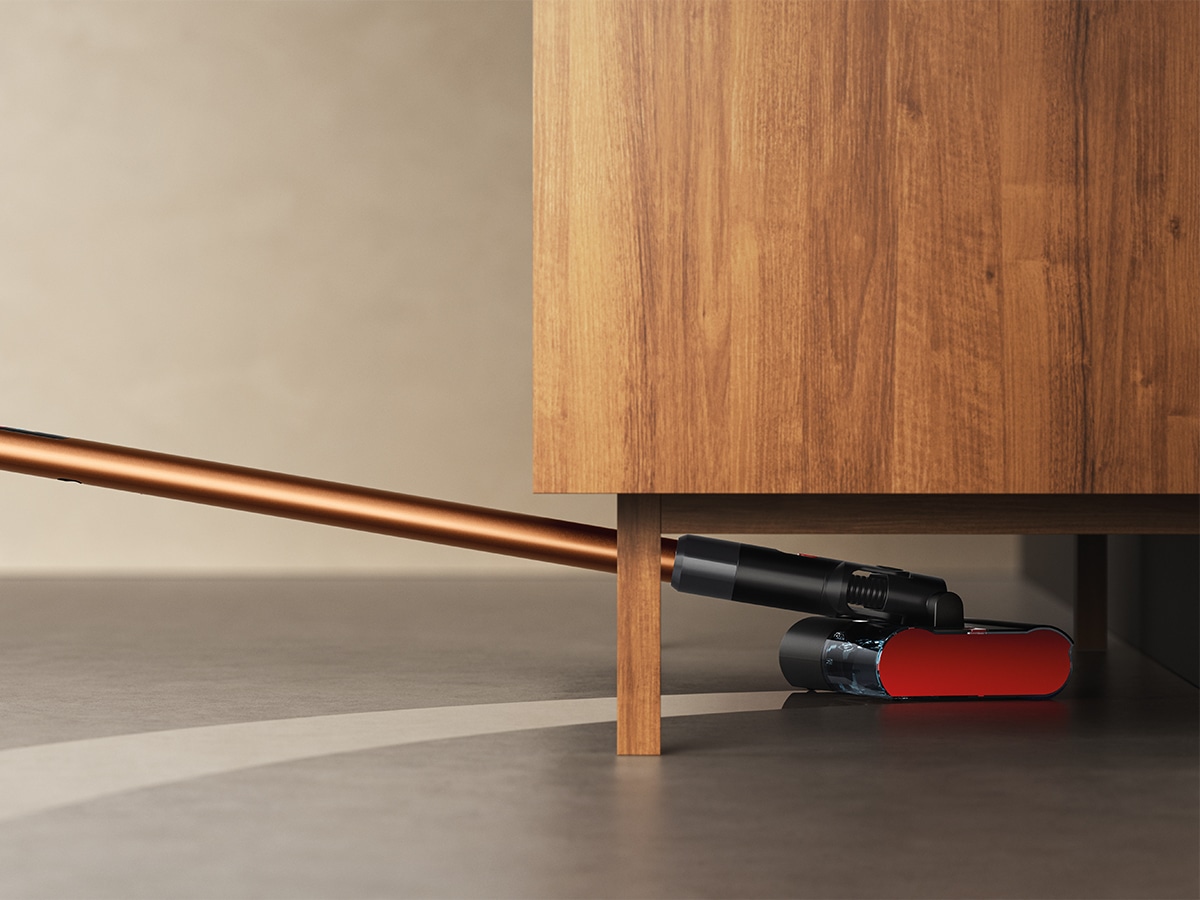 Dyson pencilwash under furniture
