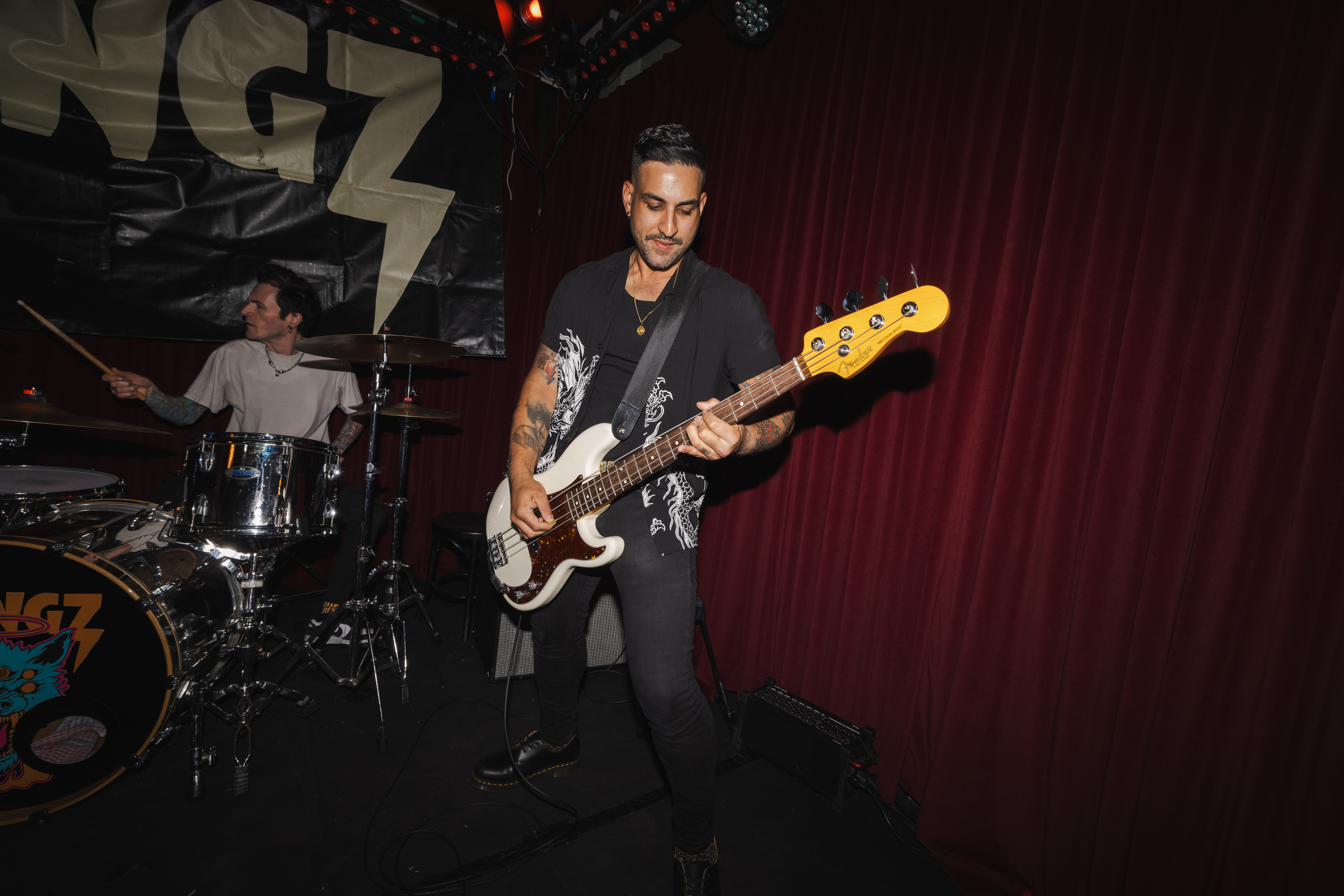 FANGZ Performing on stage