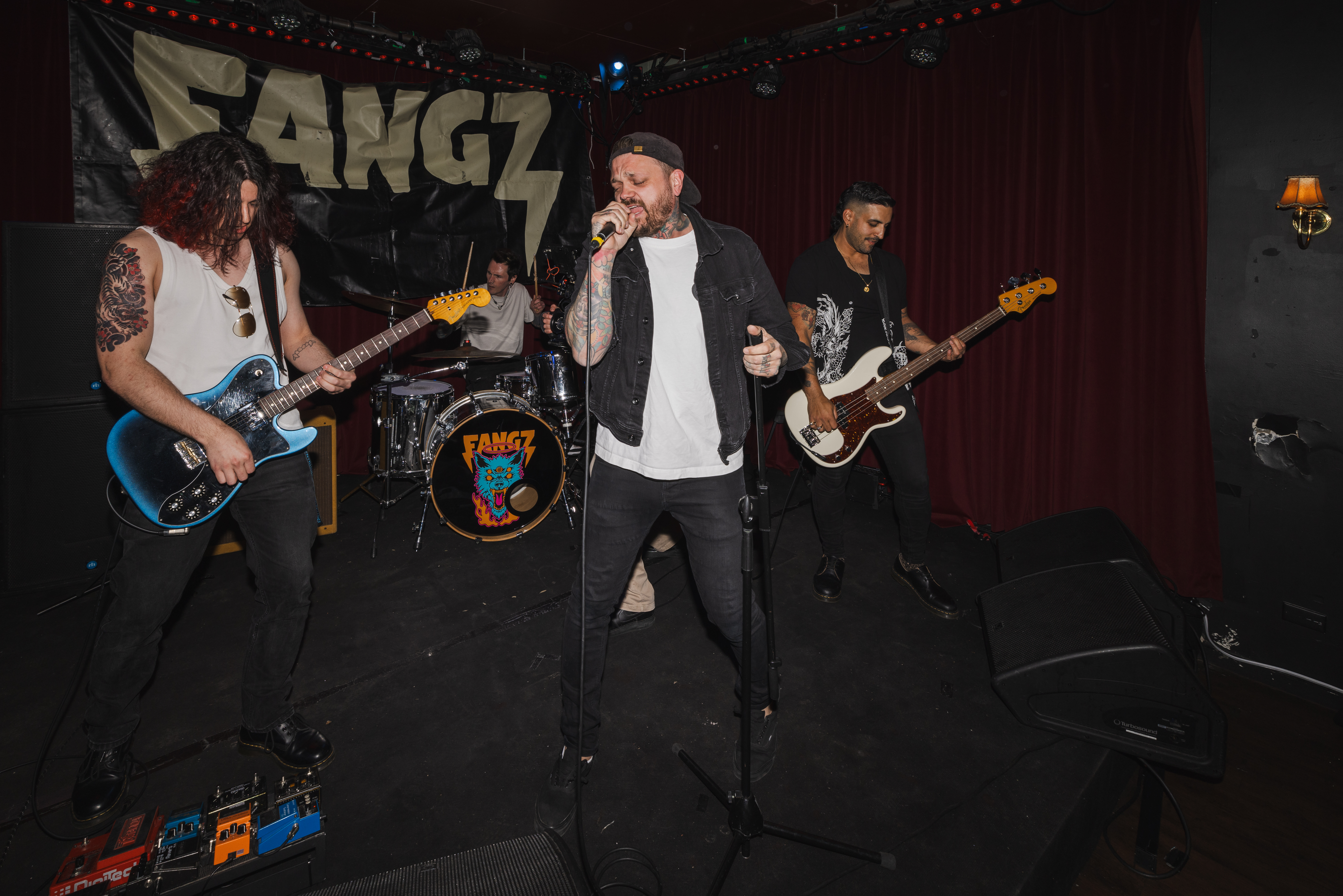 FANGZ Performing on stage