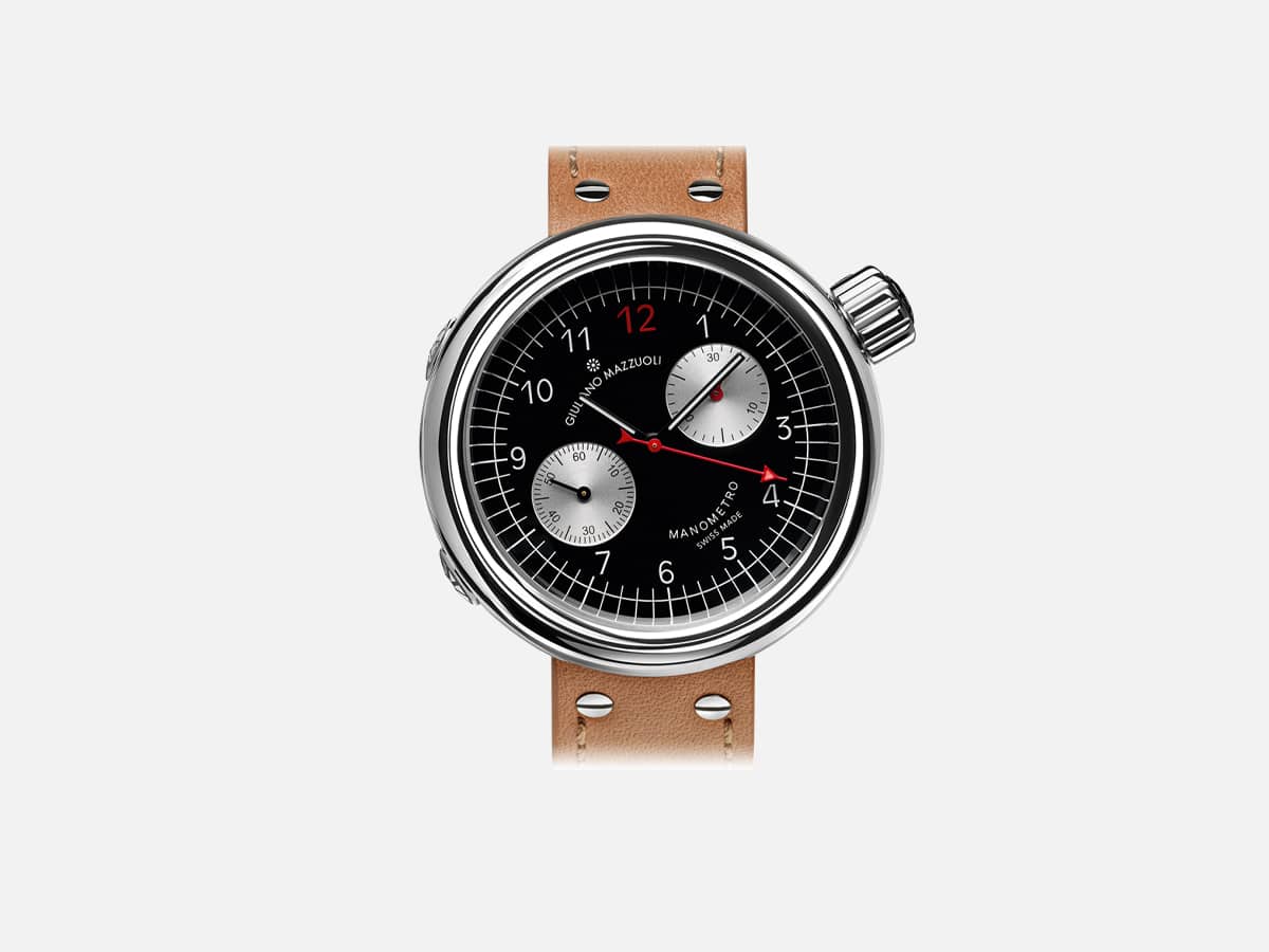 Giuliano mazzuoli manometro chronograph black