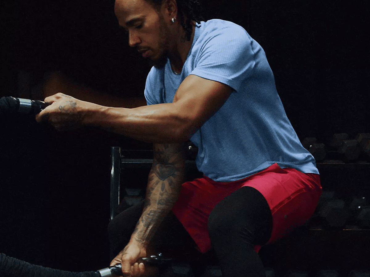 Lewis hamilton lululemon metal vent tech