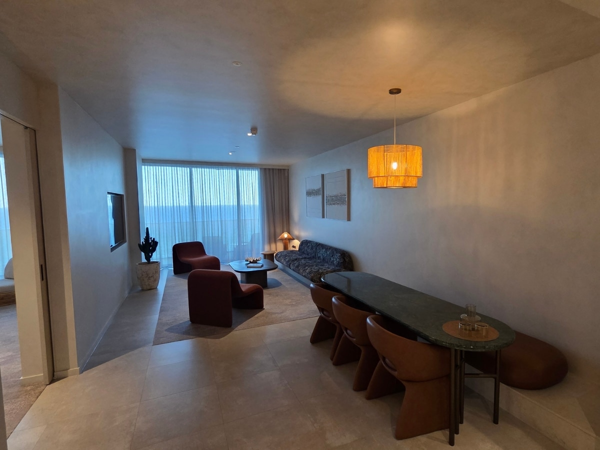 Mondrian Gold Coast Ocean-View Suite Living Room