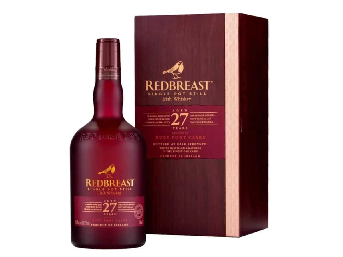 Redbreast 27 year old ruby port finish irish single pot still whiskey