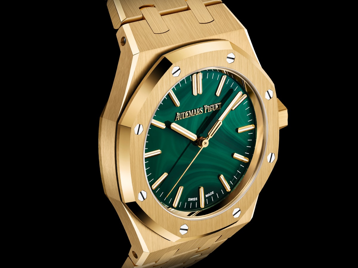 Royal oak selfwinding ref 15513ba oo 1320ba 01 dial up close