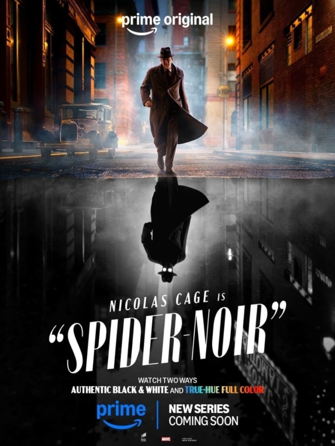 Spider noir posters, Nicholas Cage

