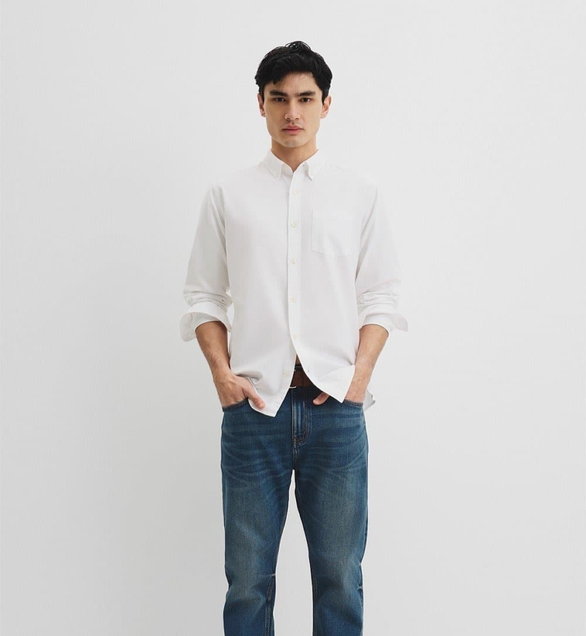 Oxford shirt country road