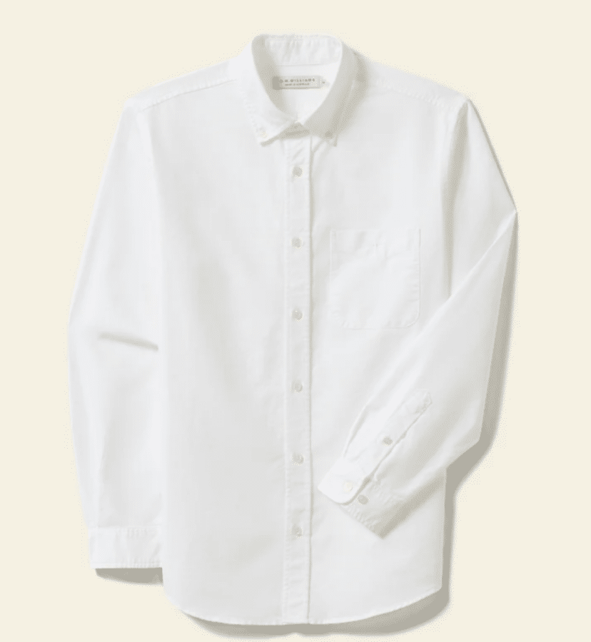 Rm williams white oxford shirt
