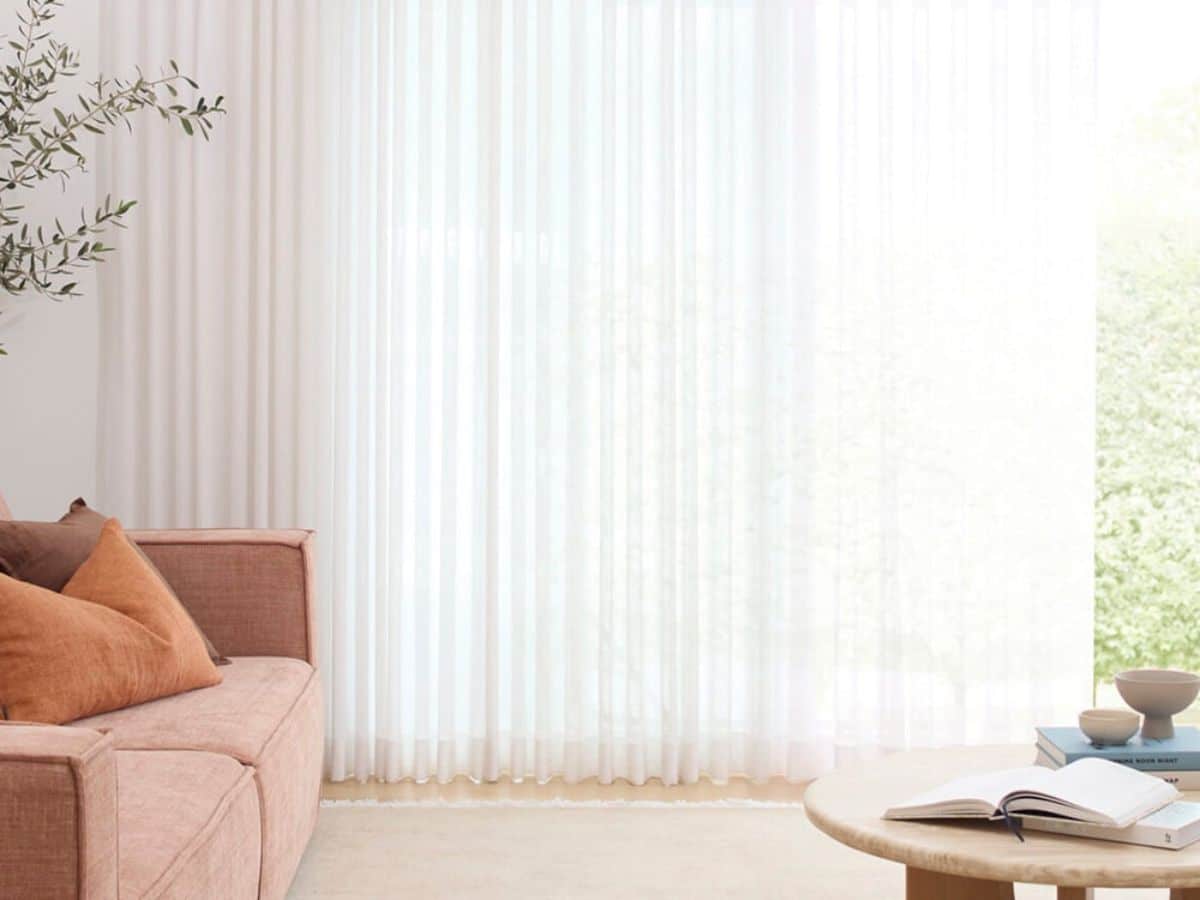 Sheer linen curtains 1