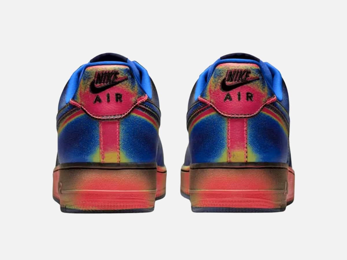 Air force 1 low heat map black and racer blue 5