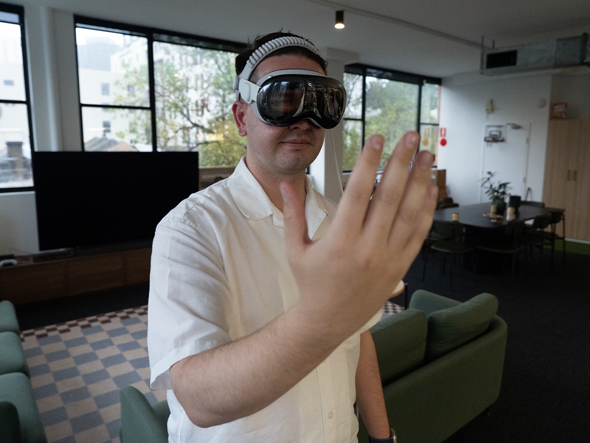 Apple vision pro gesture controls