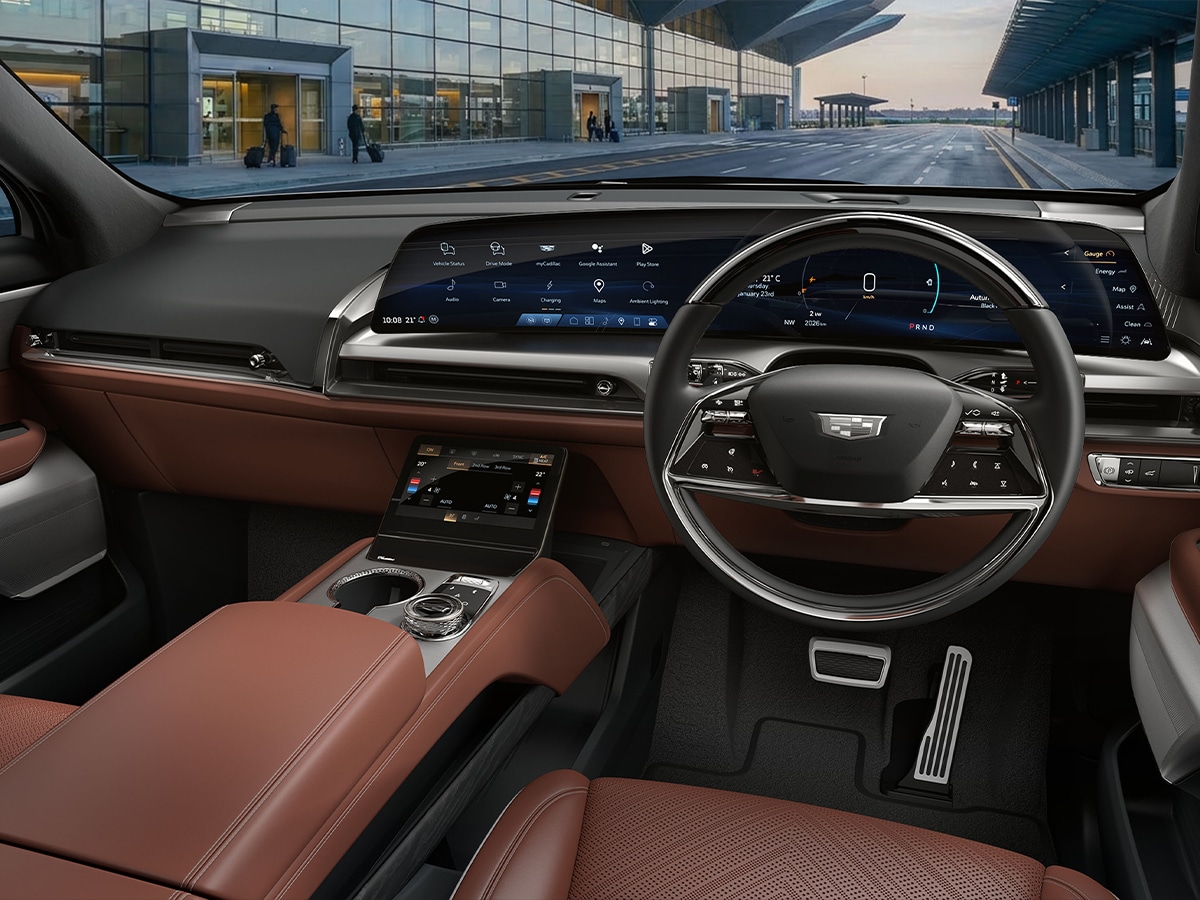Cadillac vistiq australia dashboard brown