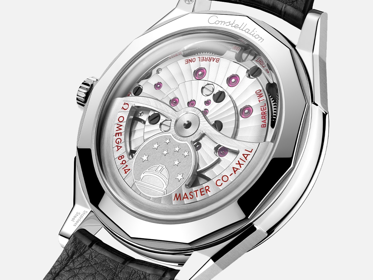 Constellation observatory caseback close up