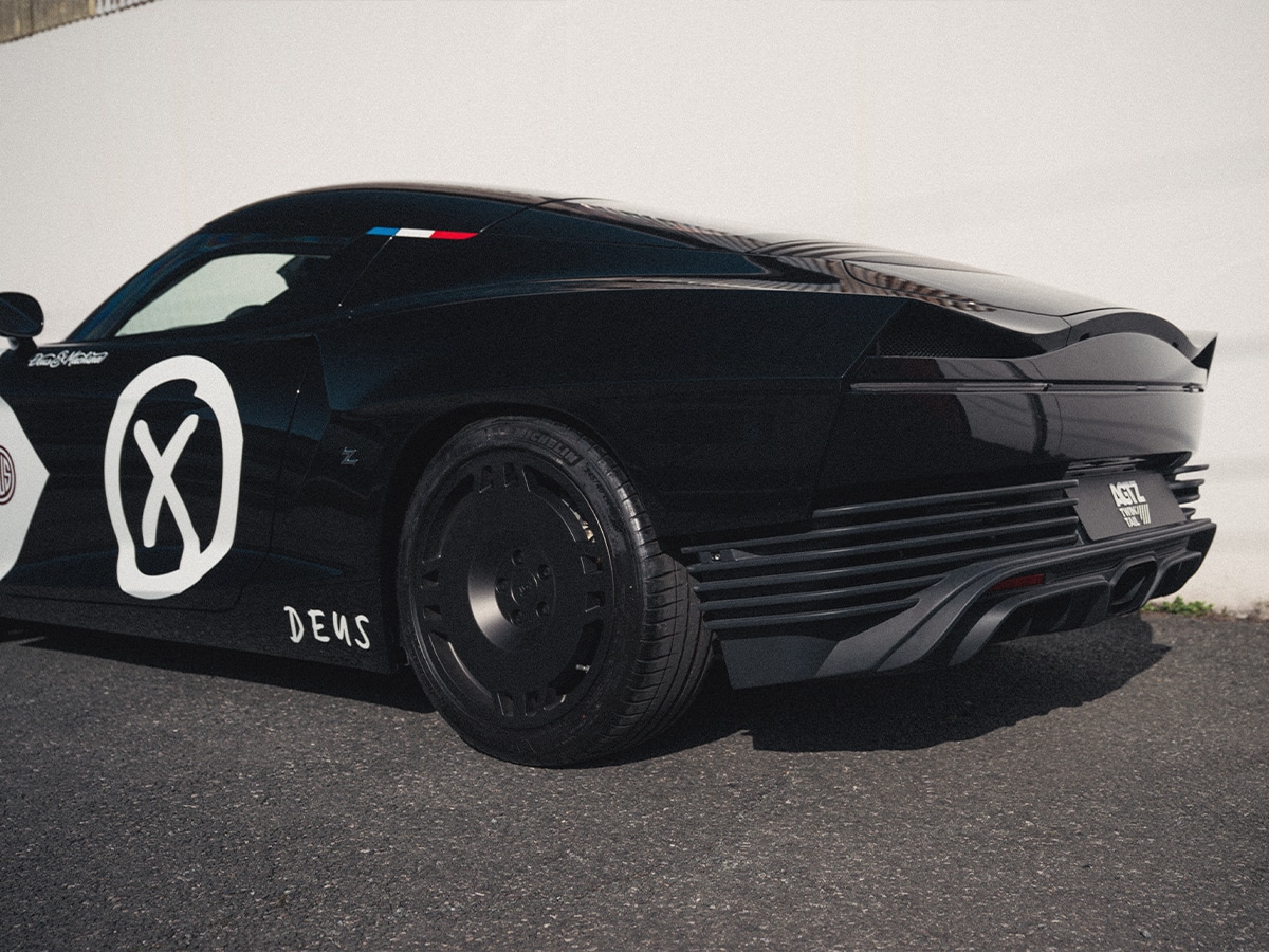 Deus ex machina x zagato agtz twin tail rear three quarter 2