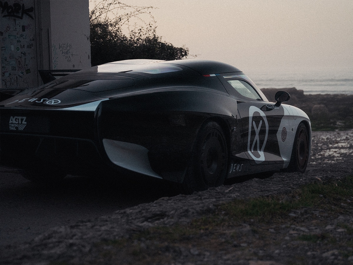 Deus ex machina x zagato agtz twin tail rear three quarter
