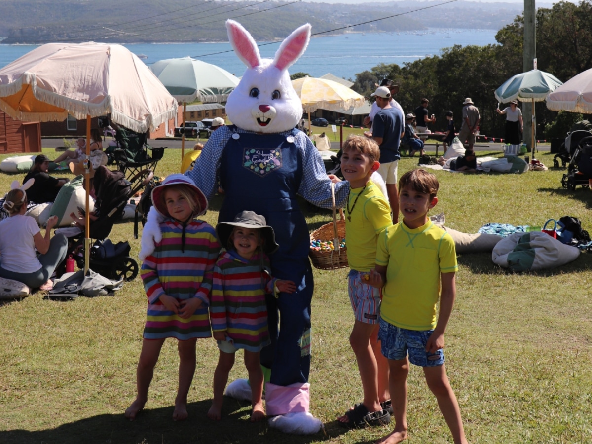 Easter egg hunt at q station manly 2026