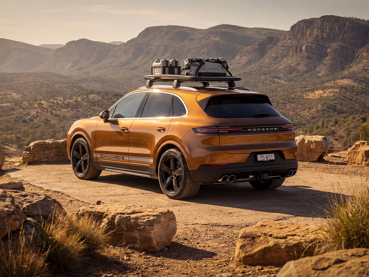 Go west cayenne s rear three quarter