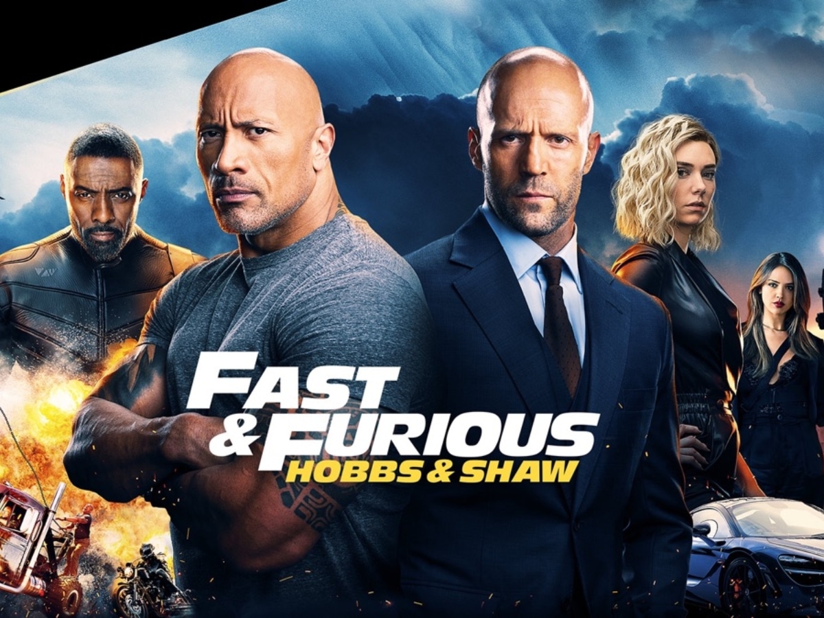 Dwayne 'The Rock' Johnson and Jason Statham in the poster for Fast & Furious: Hobbs & Shaw