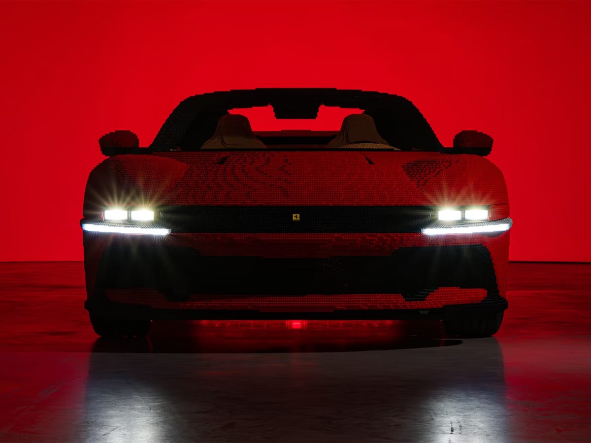Lego ferrari front end