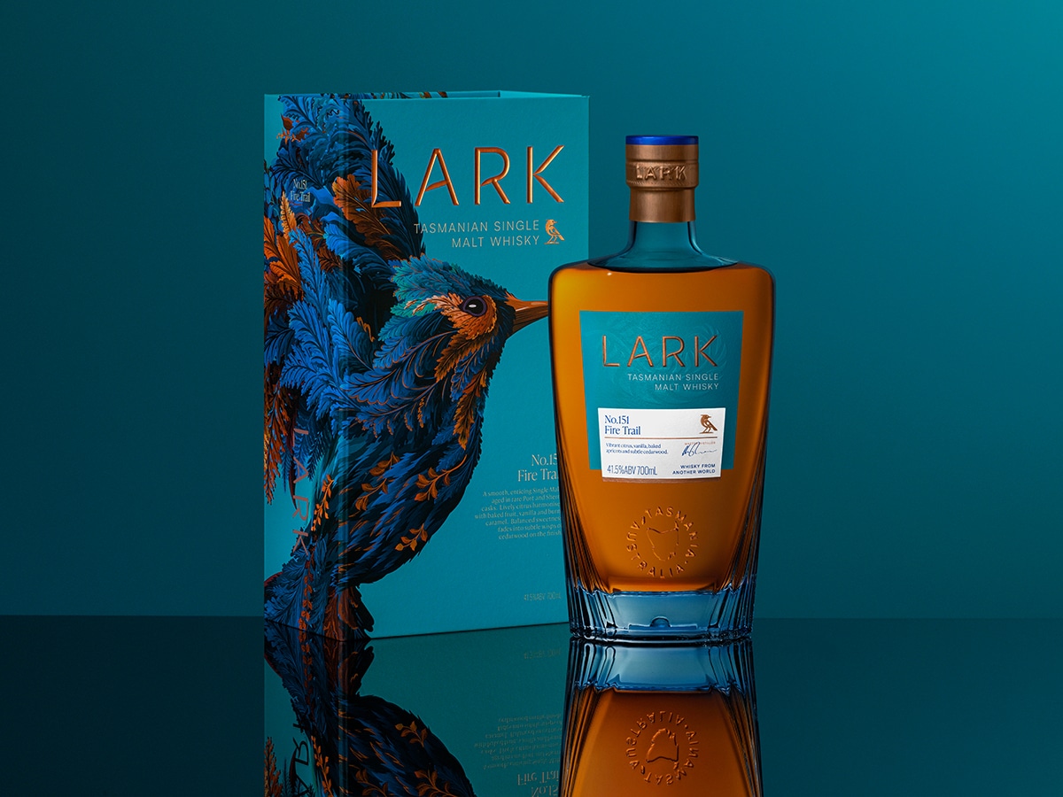 Lark fire trail in box