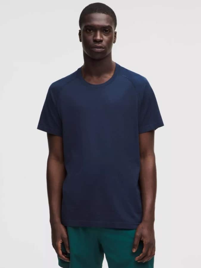 Lewis hamilton lululemon metal vent tech short sleeve tee