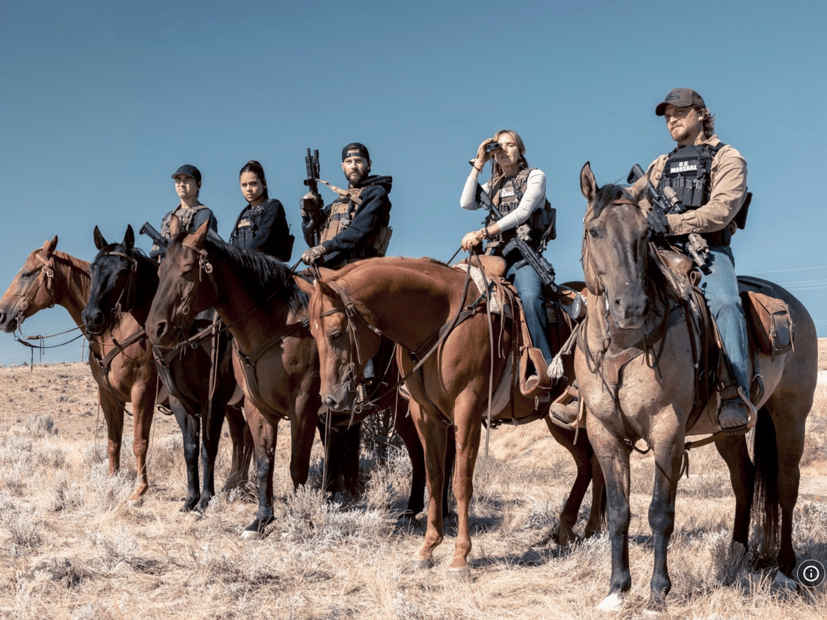 Arielle Kebbel, Logan Marshall-Green, Sonja Flemming, Tatanka Means, Luke Grimes, and Ash Santos in Y: Marshals